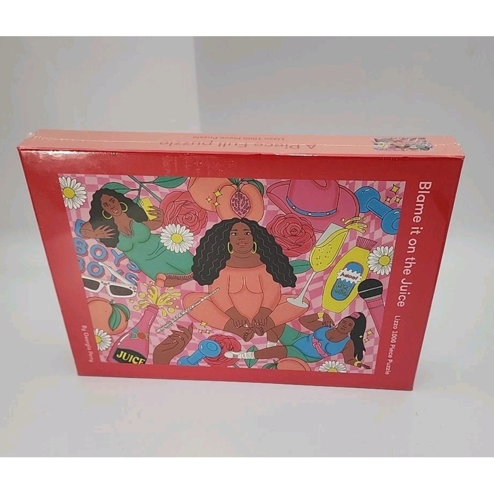 Lizzo 1000 Piece puzzle By Georgia Perry Blame It‎ On The Juice Brand New Sealed